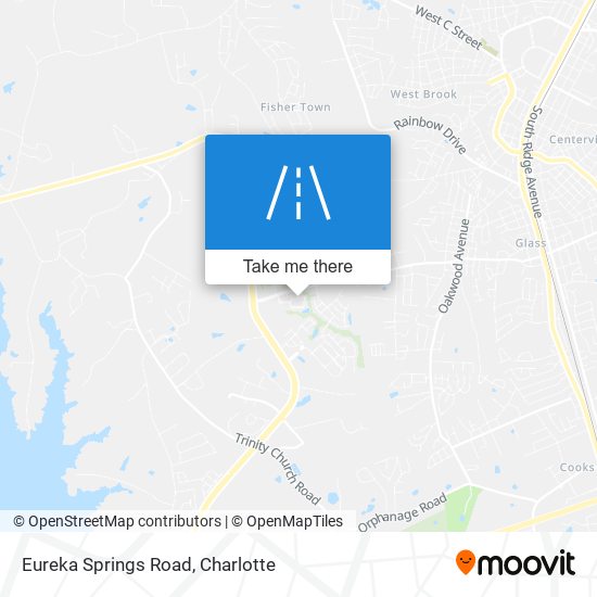 Mapa de Eureka Springs Road