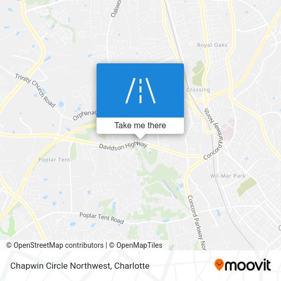 Chapwin Circle Northwest map