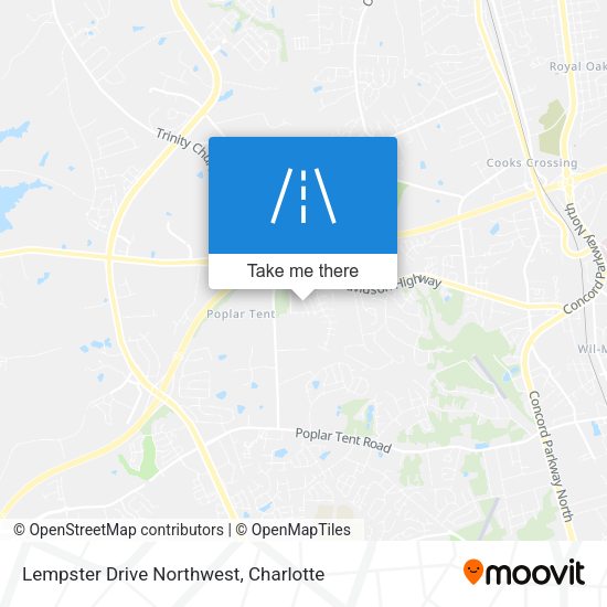 Mapa de Lempster Drive Northwest