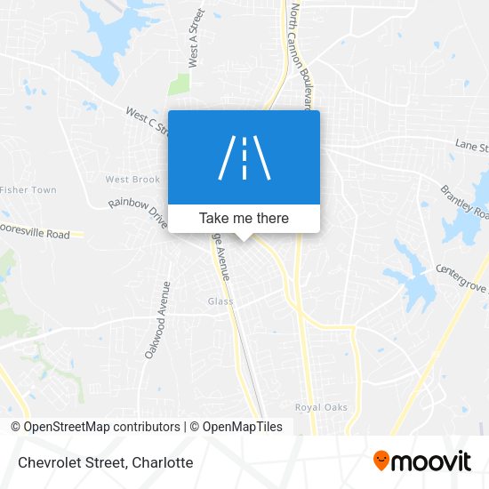 Chevrolet Street map