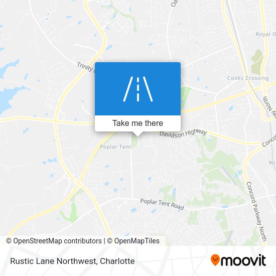 Mapa de Rustic Lane Northwest