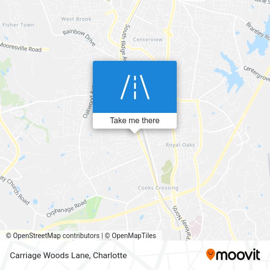 Mapa de Carriage Woods Lane