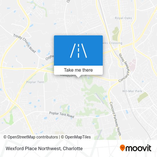 Wexford Place Northwest map