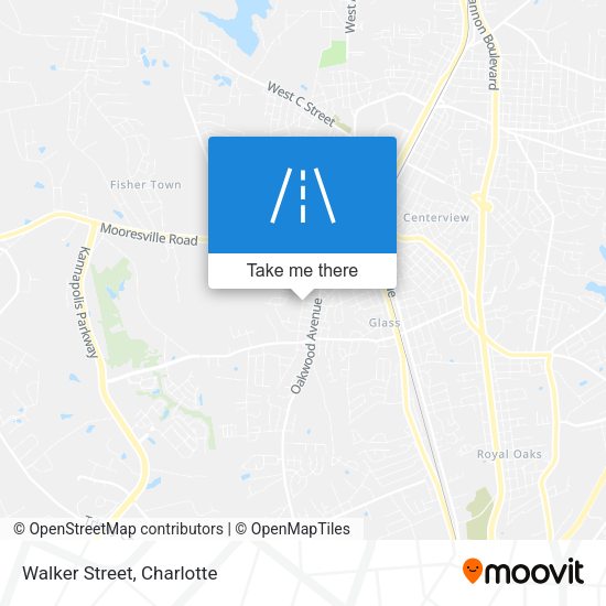 Mapa de Walker Street