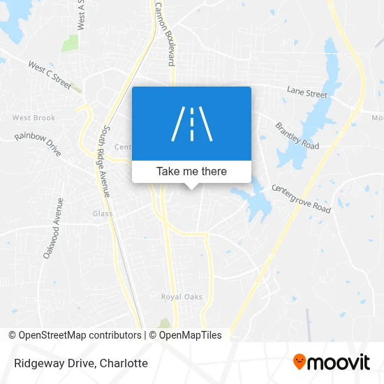 Ridgeway Drive map