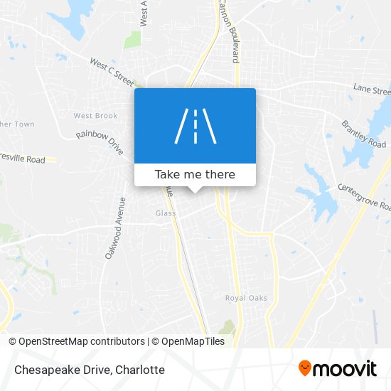 Chesapeake Drive map