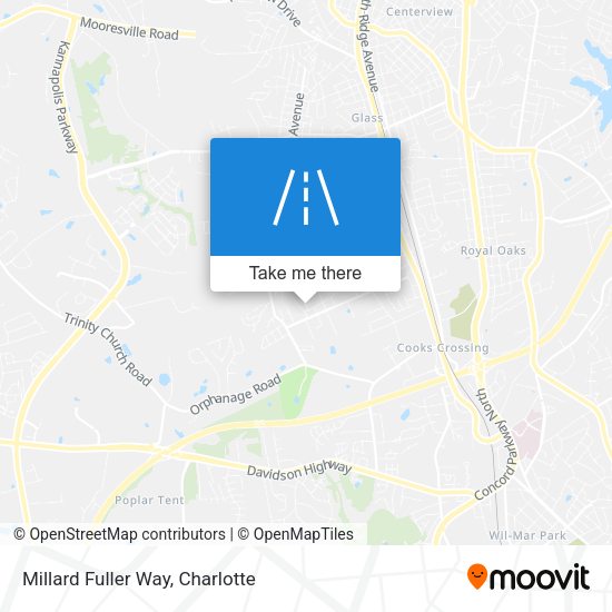 Mapa de Millard Fuller Way
