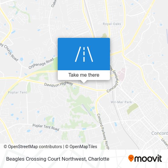 Mapa de Beagles Crossing Court Northwest