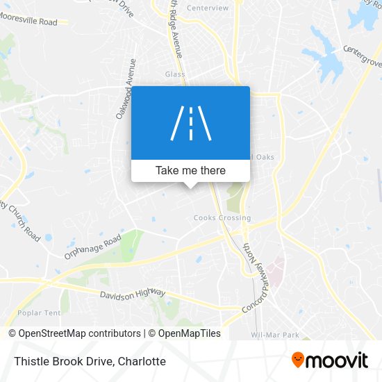 Thistle Brook Drive map