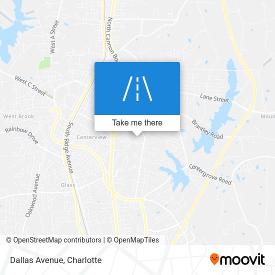 Mapa de Dallas Avenue