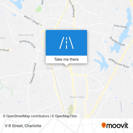 V-8 Street map