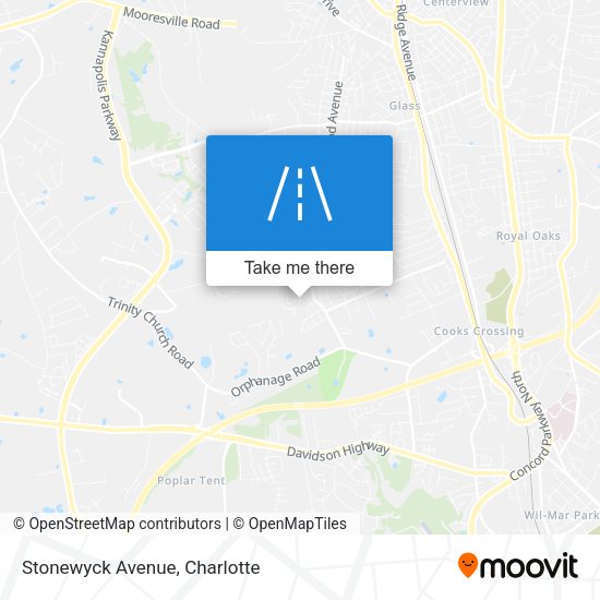 Stonewyck Avenue map