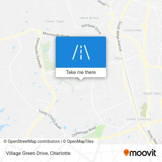 Village Green Drive map