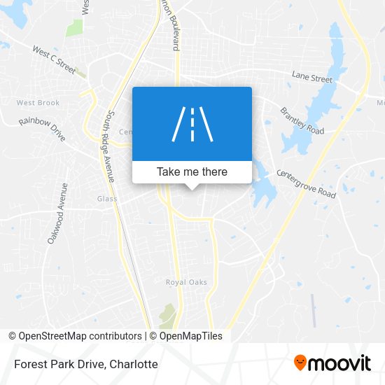 Forest Park Drive map