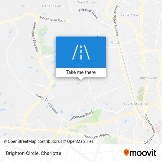 Brighton Circle map