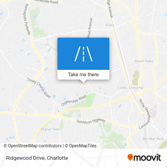 Mapa de Ridgewood Drive