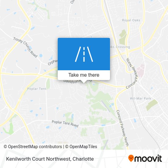 Kenilworth Court Northwest map