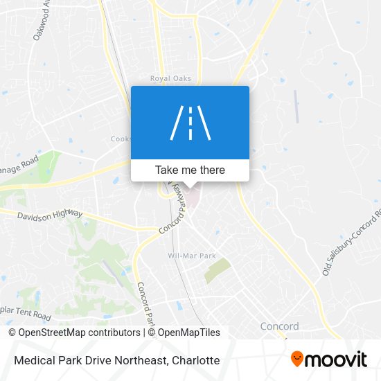 Medical Park Drive Northeast map