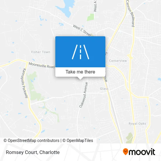 Romsey Court map