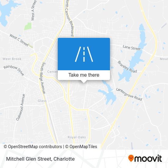 Mitchell Glen Street map