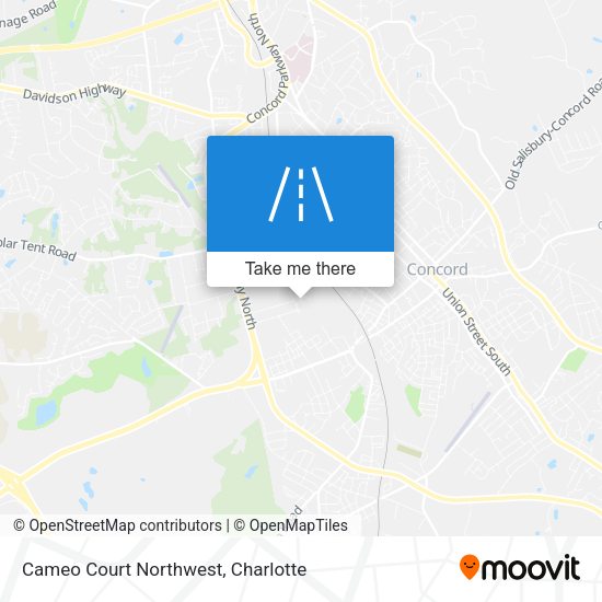 Mapa de Cameo Court Northwest