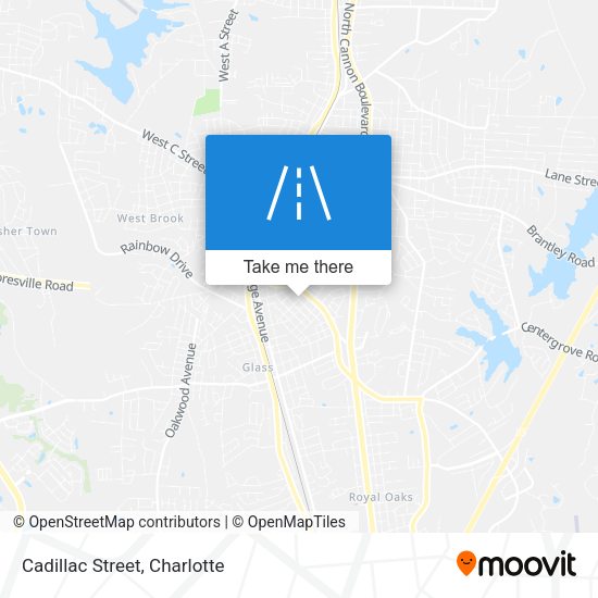 Mapa de Cadillac Street