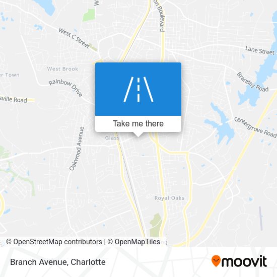 Mapa de Branch Avenue