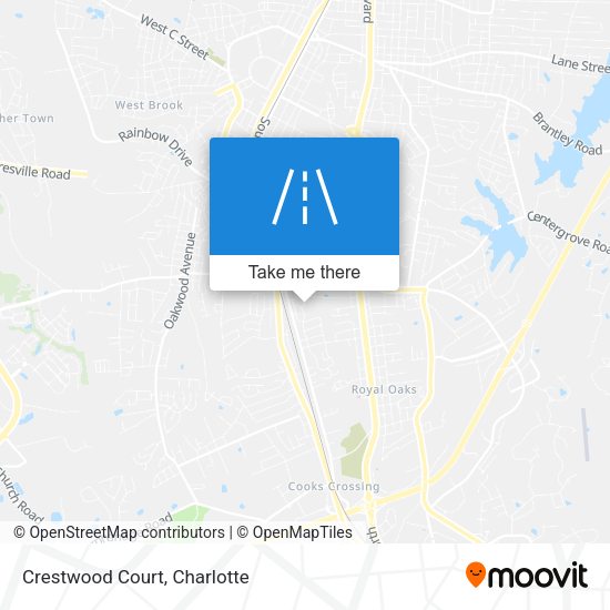 Mapa de Crestwood Court