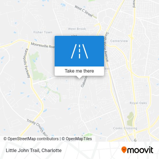 Little John Trail map