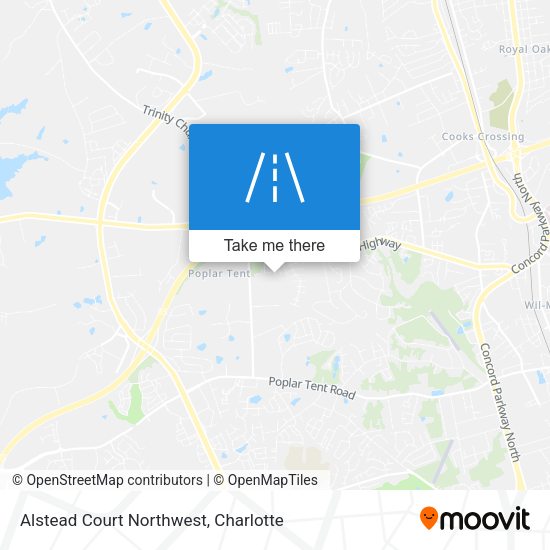 Alstead Court Northwest map
