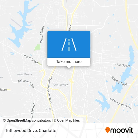 Tuttlewood Drive map