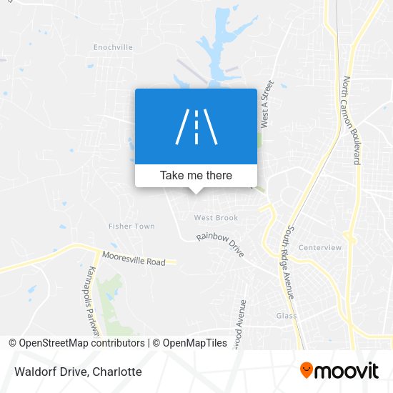Mapa de Waldorf Drive