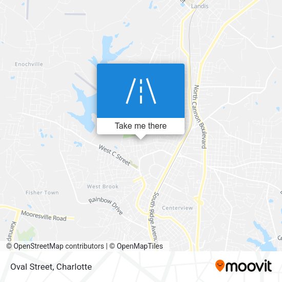 Mapa de Oval Street