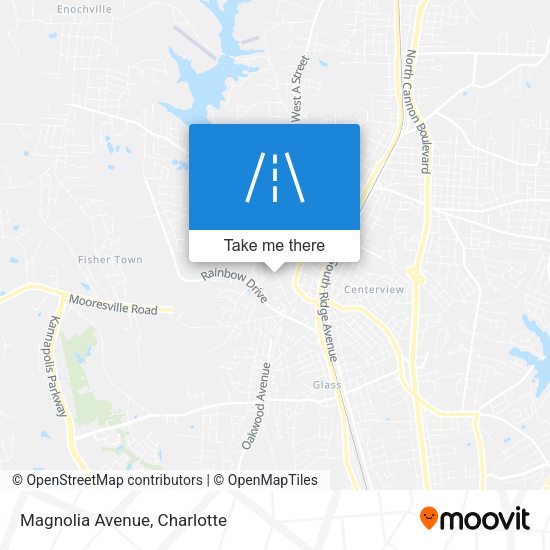 Magnolia Avenue map