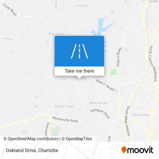 Mapa de Oakland Drive