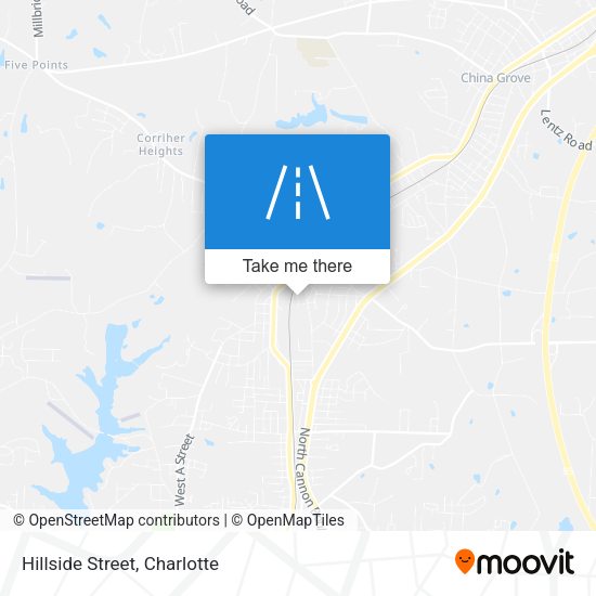 Mapa de Hillside Street