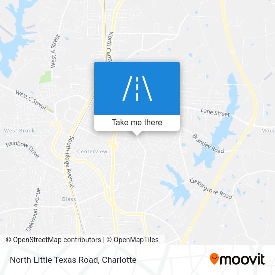 North Little Texas Road map