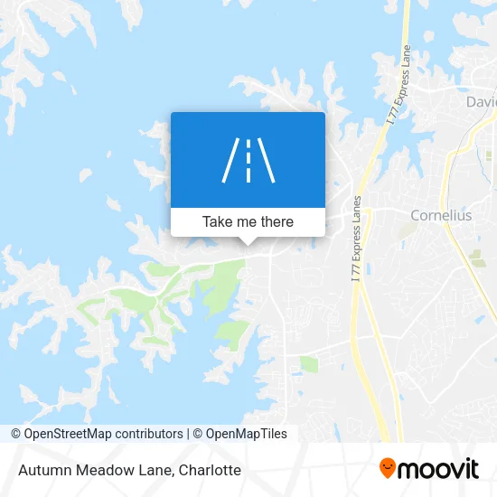 Autumn Meadow Lane map