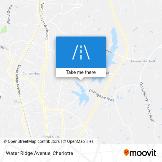 Mapa de Water Ridge Avenue