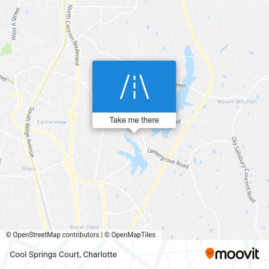 Cool Springs Court map