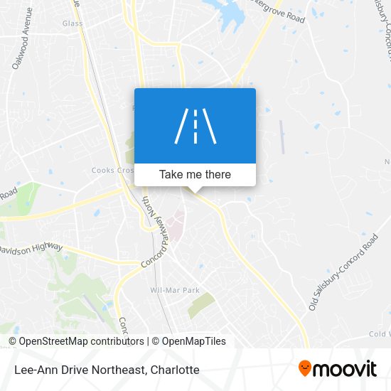 Lee-Ann Drive Northeast map