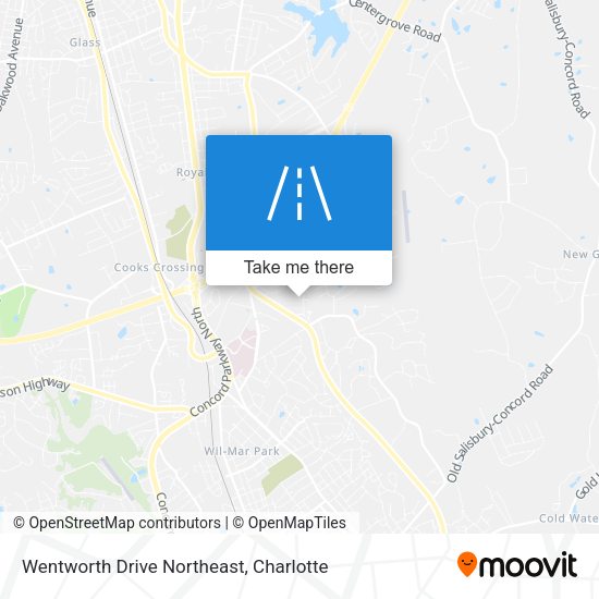Wentworth Drive Northeast map