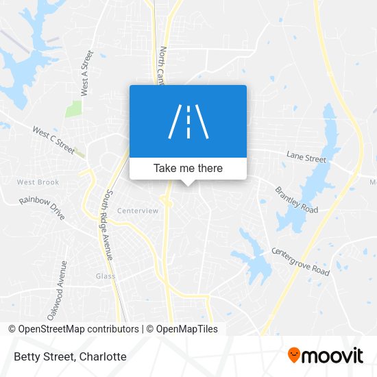 Mapa de Betty Street