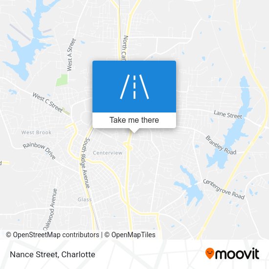 Mapa de Nance Street