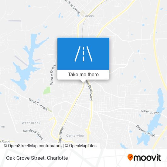 Oak Grove Street map