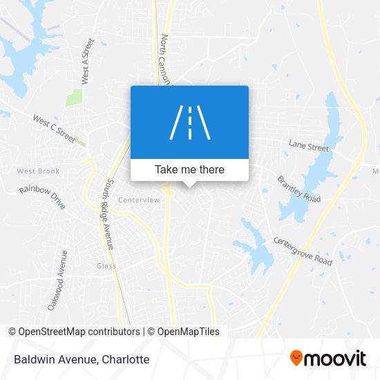 Mapa de Baldwin Avenue