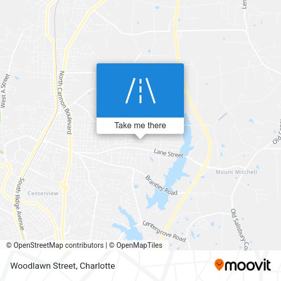 Mapa de Woodlawn Street