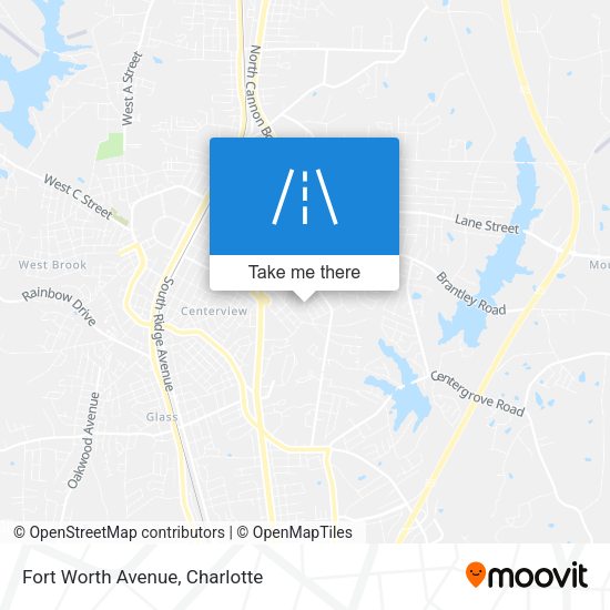 Fort Worth Avenue map