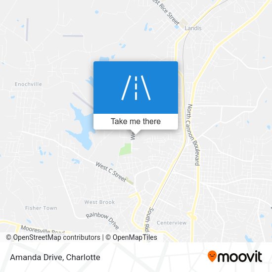 Mapa de Amanda Drive