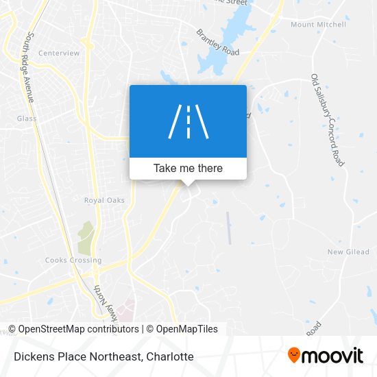 Dickens Place Northeast map